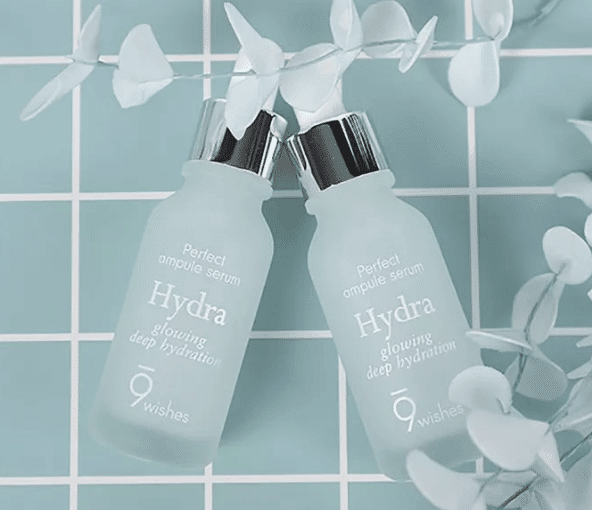 Review 9Wishes Hydra Skin Ampule Serum dưỡng ẩm, căng bóng da