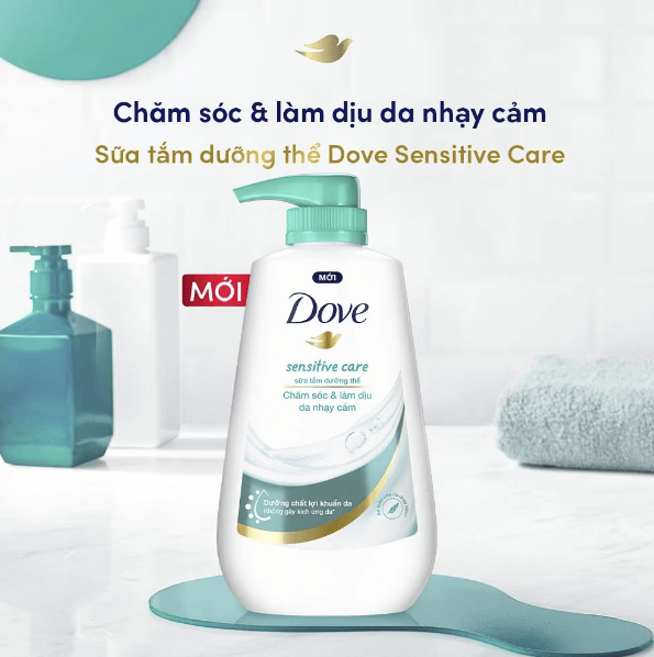 Sữa tắm Dove Sensitive Care